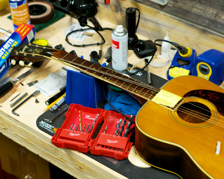 Guitar and equipment repair at Tone Tailors in Lancaster