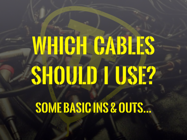 types of audio cables